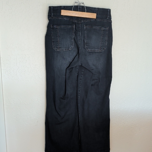 Democracy Absolution Skyrise Wide Leg with Center Front Seams - indigo sz 12 - Picture 5 of 7